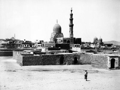 Mosquée de Qaytbay, Le Caire, vers 1880 - J. Pascal Sebah